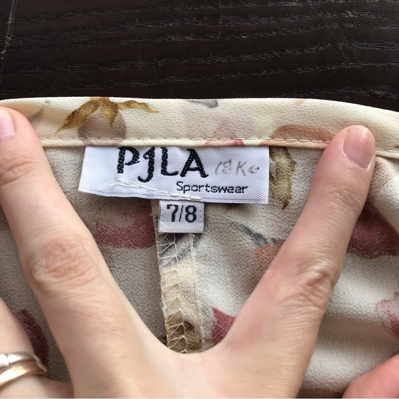 Sweet floral wrap skirt size 7/8 vintage 90s - Picture 4 of 6